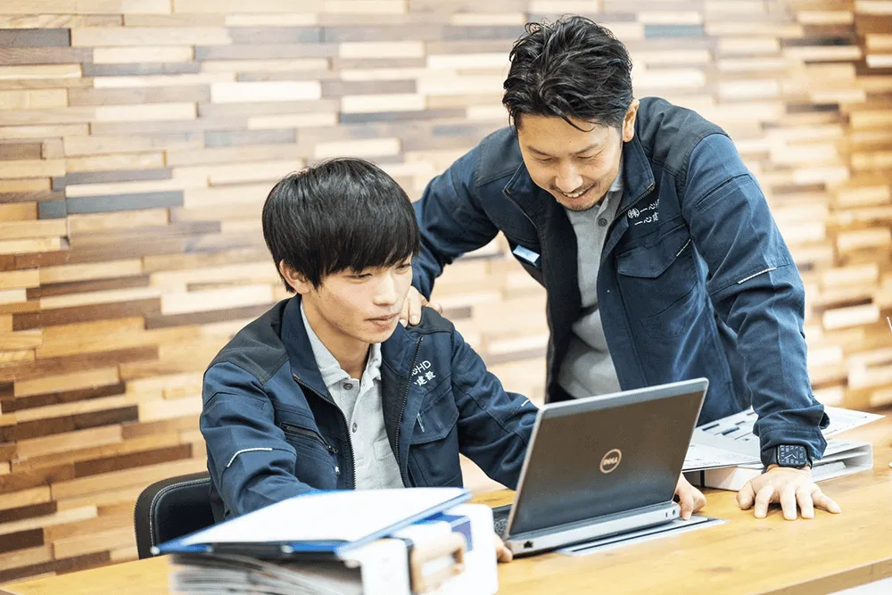 常に新しい施工方法をスタッフで共有